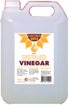 Jug of nature oils white distilled vinegar