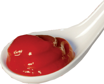 Spoonful of ketchup